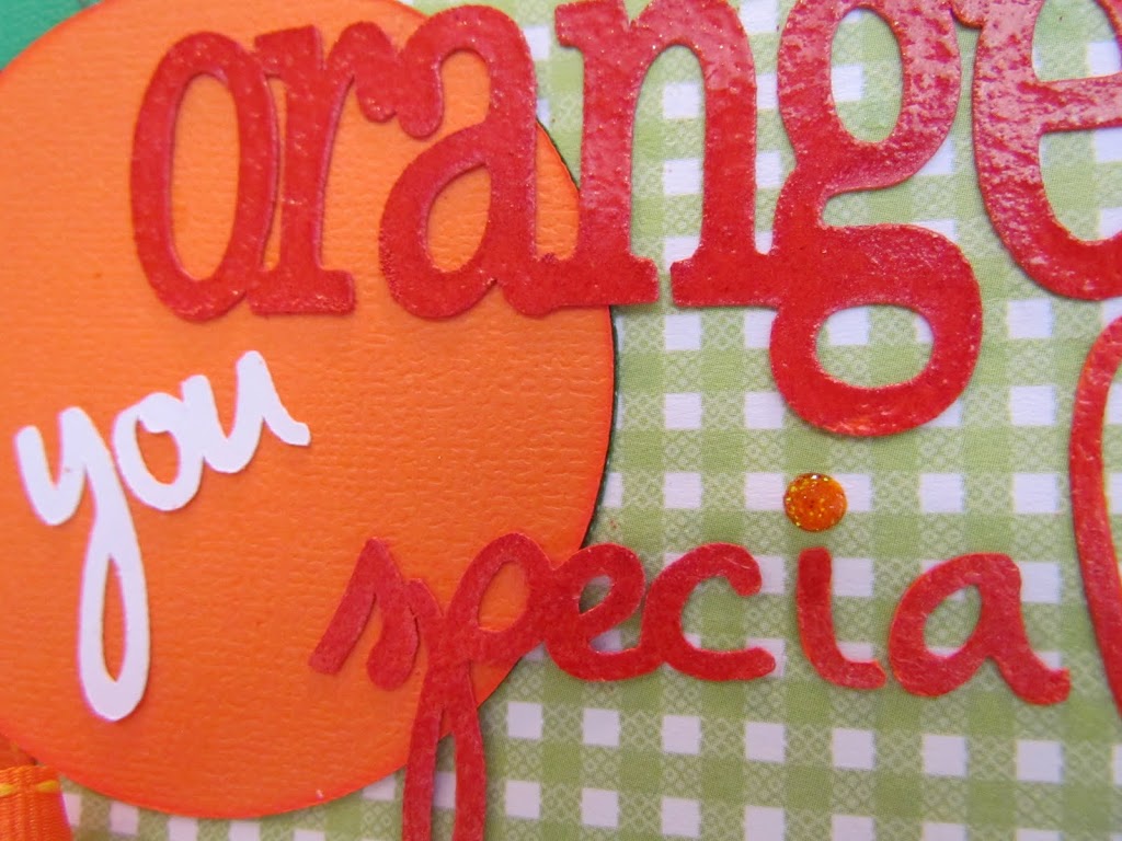 Orange Embossing Powder