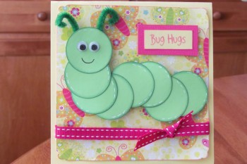 Bugs Hugs Caterpillar Card