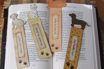 Pet Loverbookmarks made with Cricut