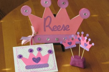 Pink and Purple Princess Crown Party