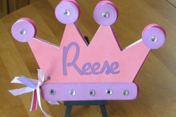 Princess Birthday Card Book made with Cricut
