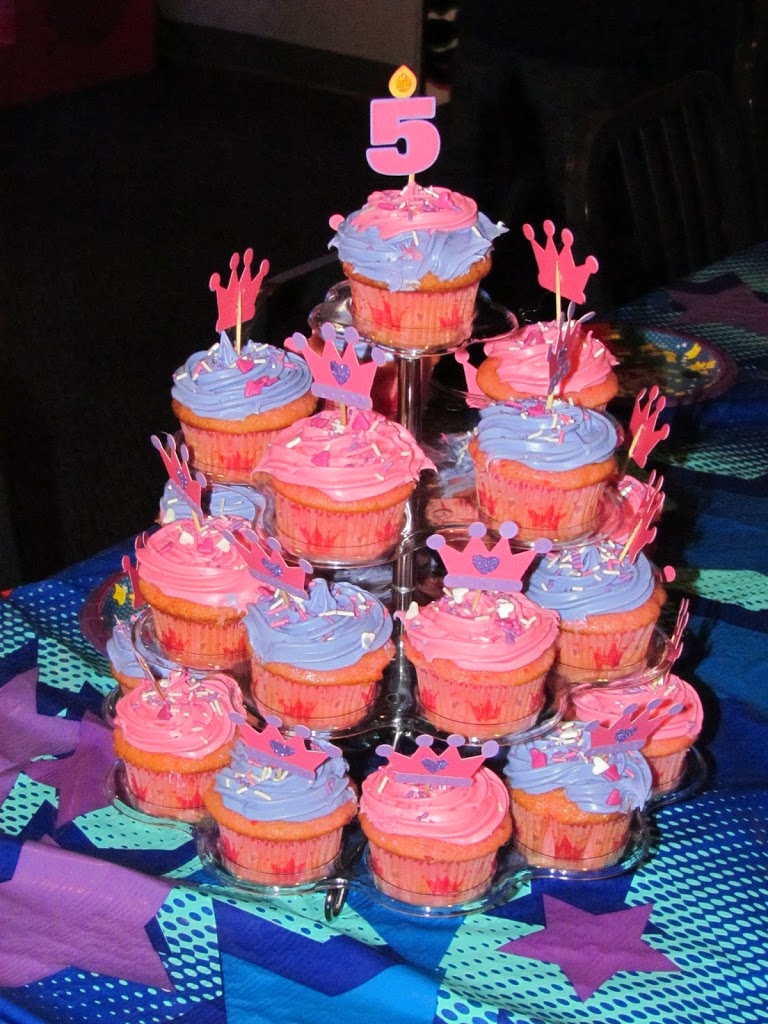 Princess Crown Cupcake Toppers