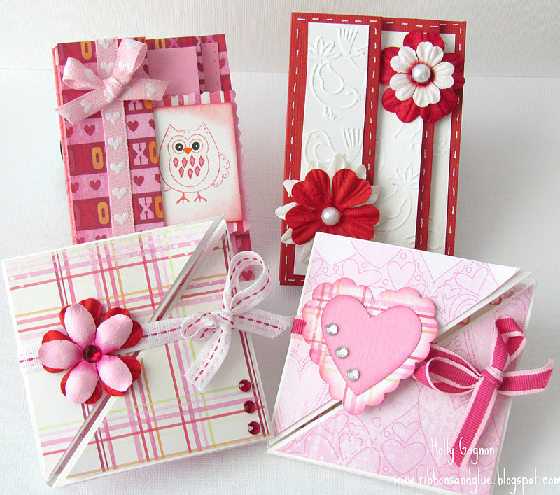 How to make Multi-Fold Valentines Cards. Follow this simple picture tutorial to see how to make Accordion Fold and Triangular Tri-Fold cards. You card making will never be the same! 