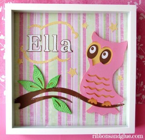 Owl Shadow Box