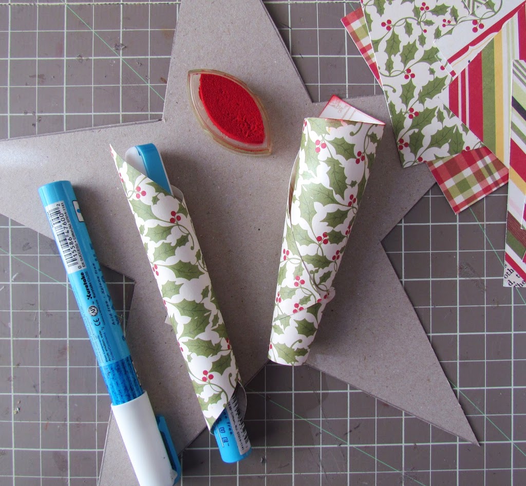 Paper Cone Wreath Tutorial