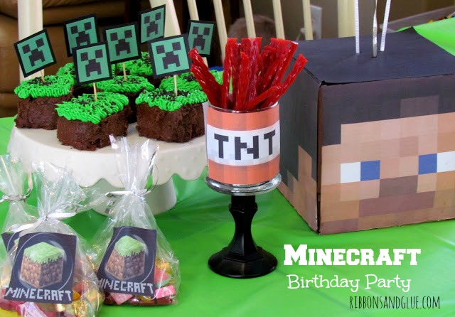 Ideas on how to throw a Minecraft party