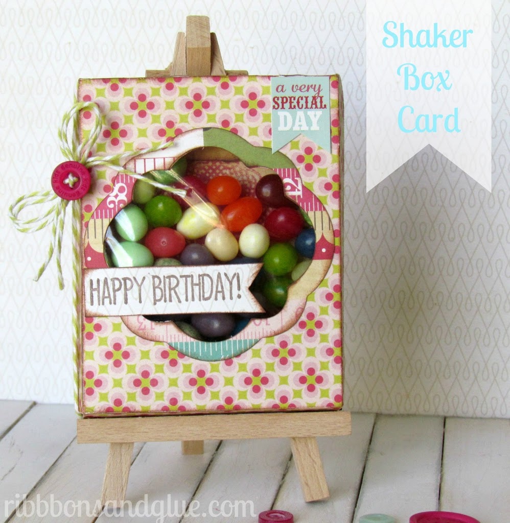 Shaker Box Card made with  @silhouetteamerica
