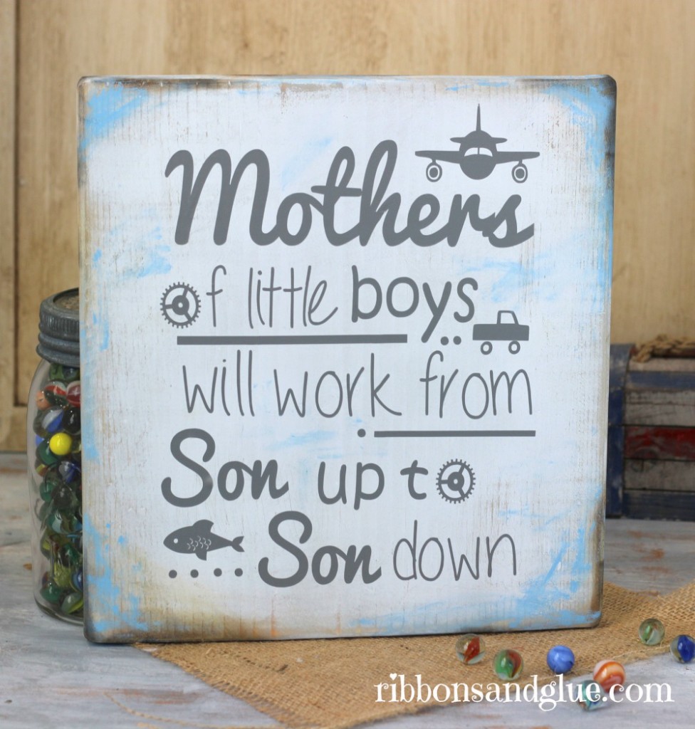 Mother of Boys Sign