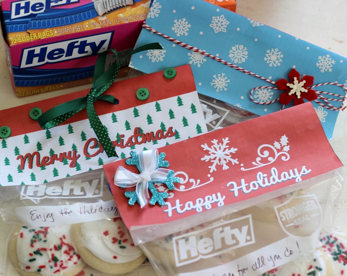 #heftyholidays Treat Bag Toppers