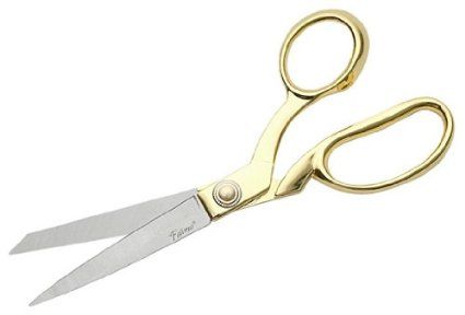 Gift Idea for Crafters: Pretty Gold Scissors perfect for cutting or as a photo prop
